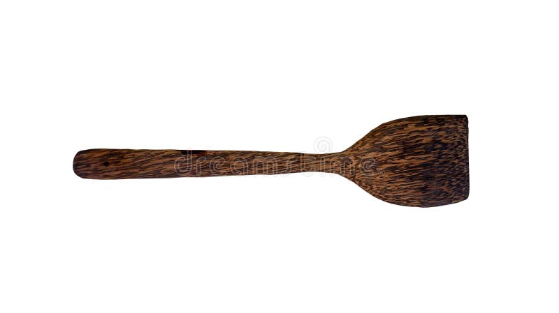 Cucharón de madera tradicional aislada en un fondo blanco imagenes de archivo Cucharón de madera tradicional aislada en un fondo blanco imagenes de archivo