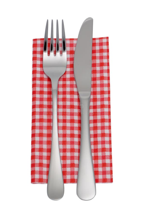 Cuchillo, fork, servilleta