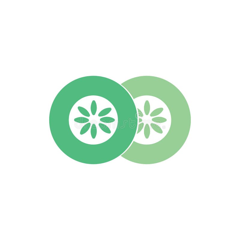 Cucumber icon logo vector stock vector. Illustration of ingredient ...