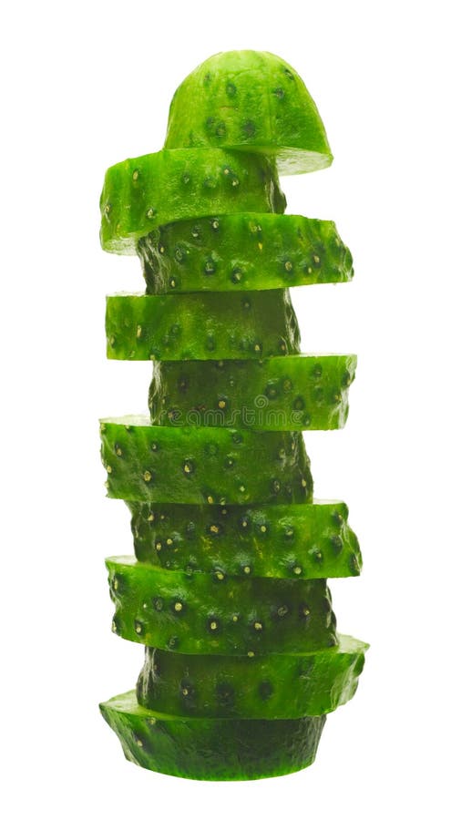 Cucumber pieces