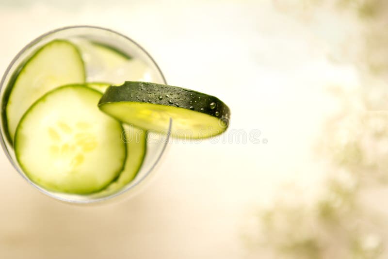 Cucumber Water stock image. Image of green, cucumber 37406579