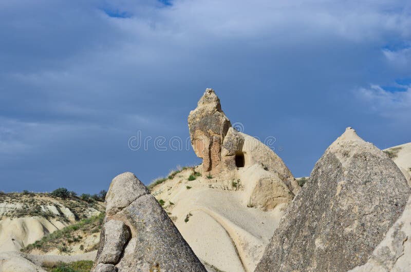 Cudowny góra krajobraz w Cappadocia, Turcja