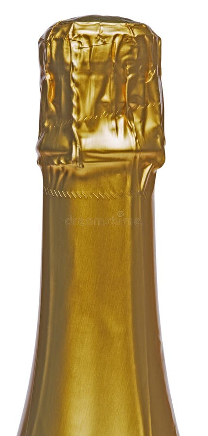 Cuello y corcho de la botella de Champán fotos de archivo libres de regalías Cuello y corcho de la botella de Champán fotos de archivo libres de regalías