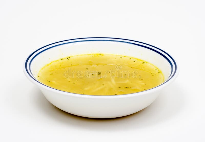 Cuenco simple de sopa de pollo