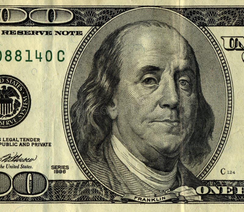 cuenta de dólar 100, Sr. Ben Frank foto de archivo libre de regalías cuenta de dólar 100, Sr. Ben Frank foto de archivo libre de regalías