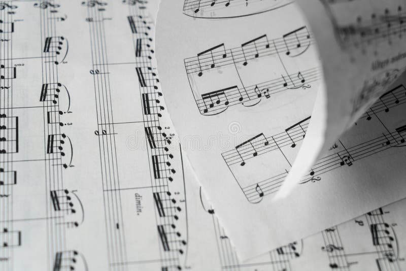 Cuenta de la música en blanco y negro imagenes de archivo Cuenta de la música en blanco y negro imagenes de archivo