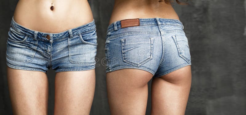 Cuerpo Hermoso De La Mujer En Pantalones Cortos De Los Del Dril De Algodón Imagen de archivo - Imagen de hembra, cortocircuitos: 54046635