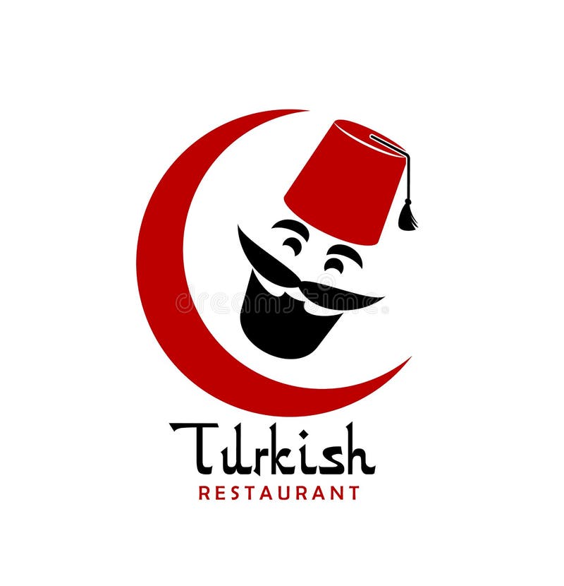 Cuisina turca icona di un ristorante di grill food royalty illustrazione gratis