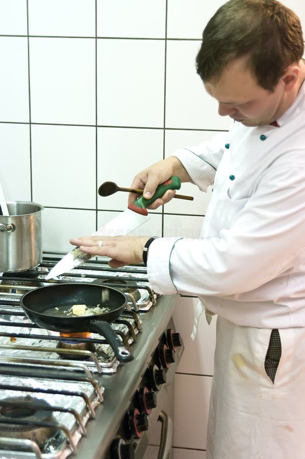 Cuisinier photographie stock libre de droits