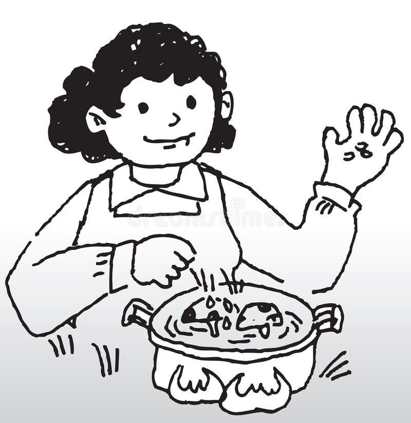 Cuisson illustration stock Cuisson illustration stock