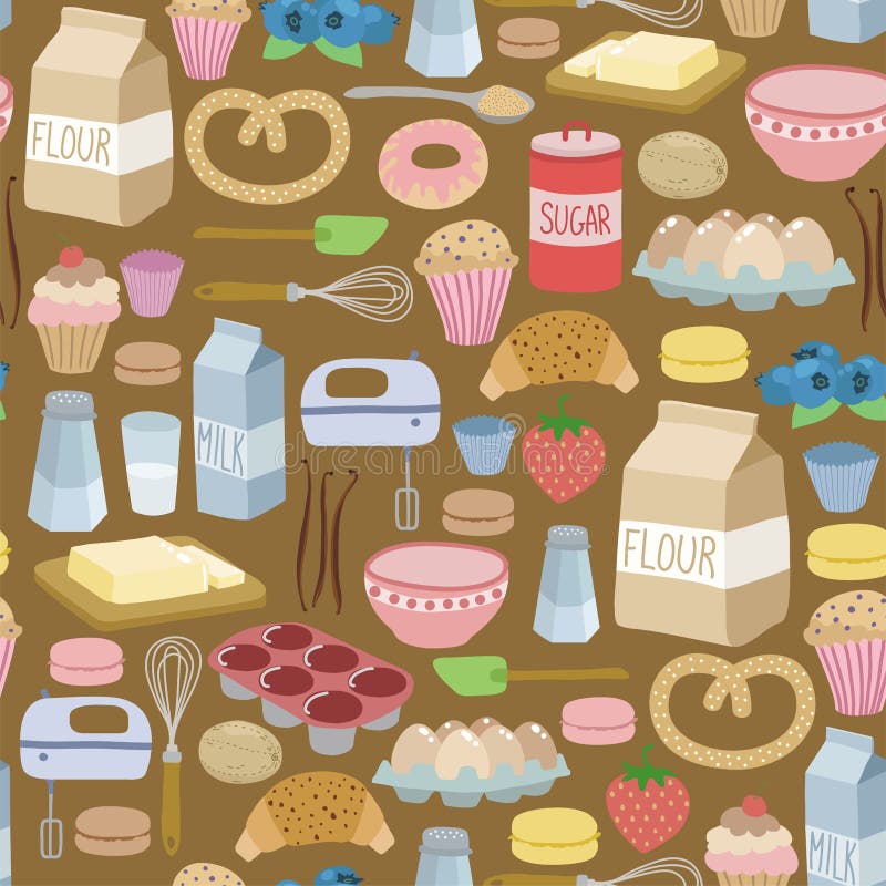 Motif de cuisine illustration de vecteur