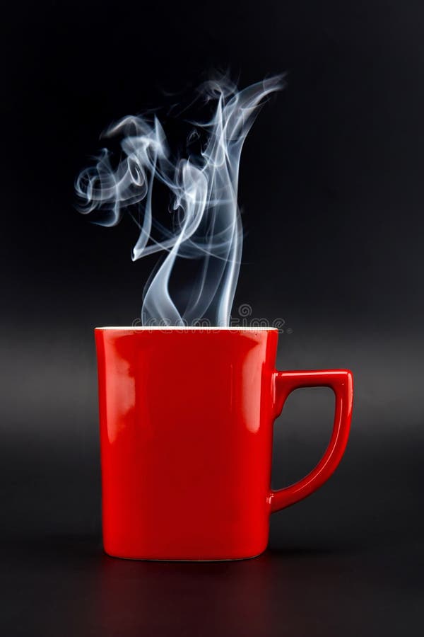 Cuisson à la vapeur de la cuvette de café photos stock Cuisson à la vapeur de la cuvette de café photos stock