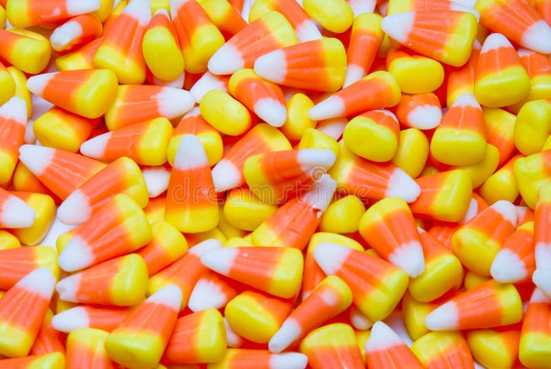 A pile of the Halloween favorite known as candy corn. A pile of the Halloween favorite known as candy corn.