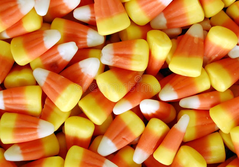 A bunch of candy corn background. A bunch of candy corn background.