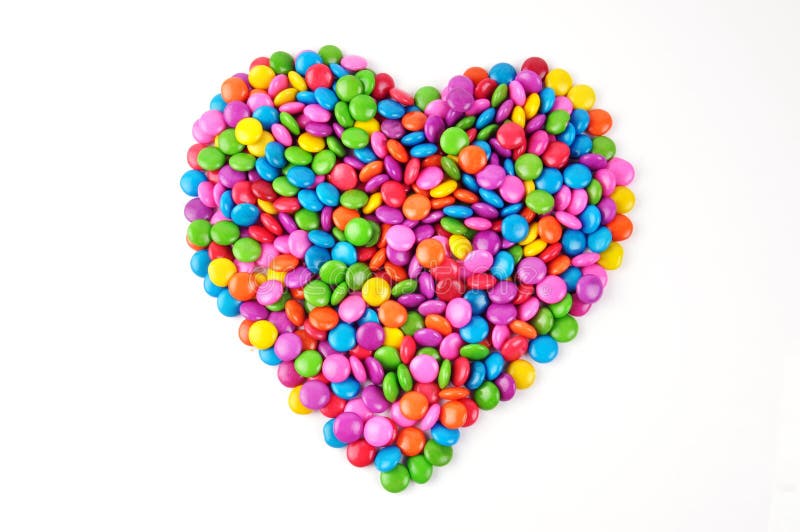 Close-up of love candy. Close-up of love candy