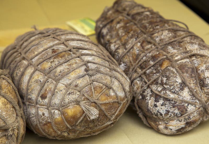 Culatello di Zibello imagen de archivo libre de regalías Culatello di Zibello imagen de archivo libre de regalías