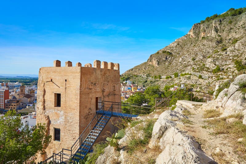 Cullera Torre de Λα Reina Mora πύργος στη Βαλένθια στοκ εικόνες Cullera Torre de Λα Reina Mora πύργος στη Βαλένθια στοκ εικόνες