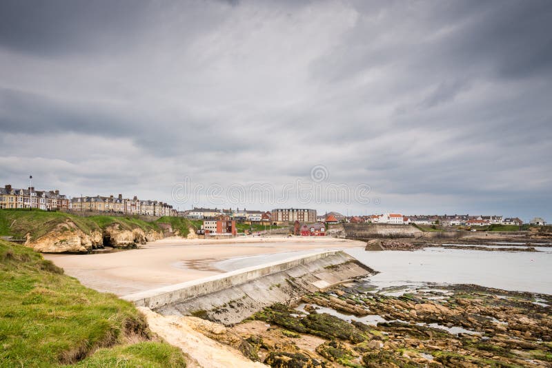 Cullercoats Harbour stock image. Image of coastal, nature 54539839