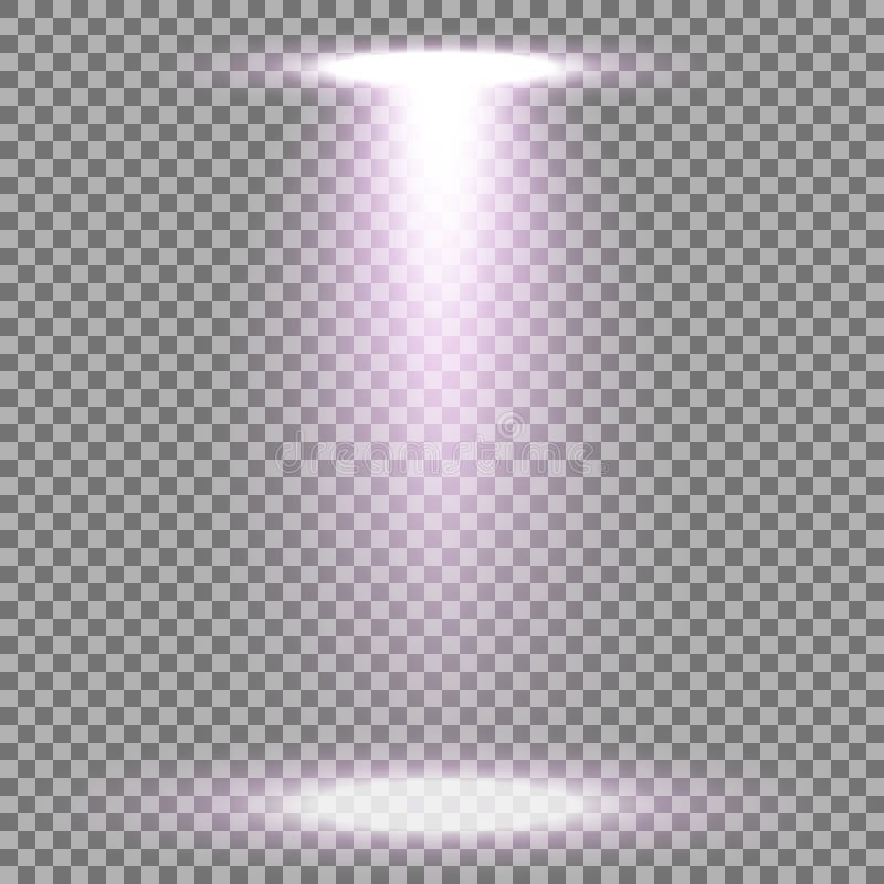 Culoare purpurie cu efect luminos luminos royalty free illustration