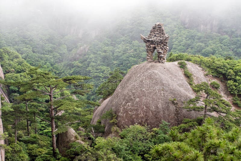 Cultura chinesa, Huangshan fotos de stock