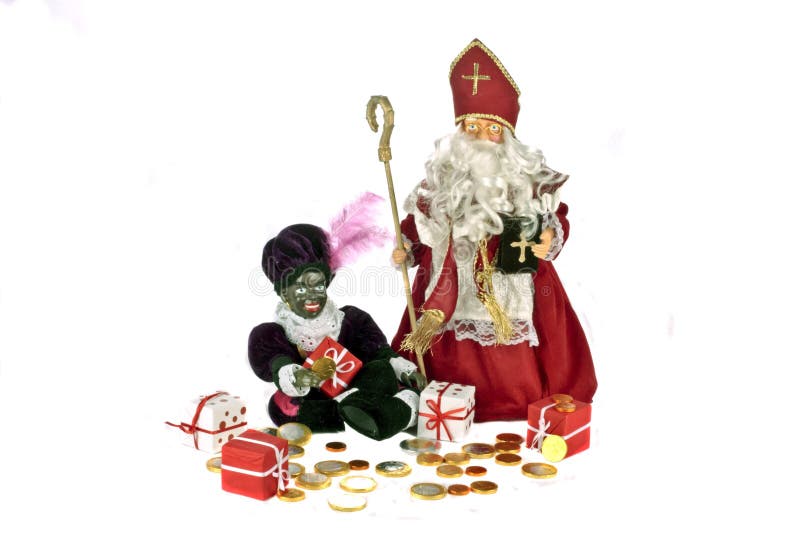 Cultura holandesa tradicional: Banquete de Papá Noel foto de archivo Cultura holandesa tradicional: Banquete de Papá Noel foto de archivo