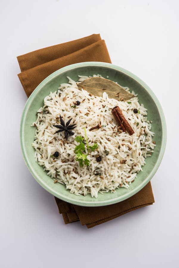 Jeera Rice - Basmati Rice Flavored with Fried Cumin Seeds and Basic ...
