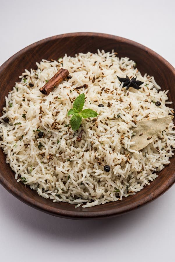 Jeera Rice - Basmati Rice Flavored with Fried Cumin Seeds and Basic ...