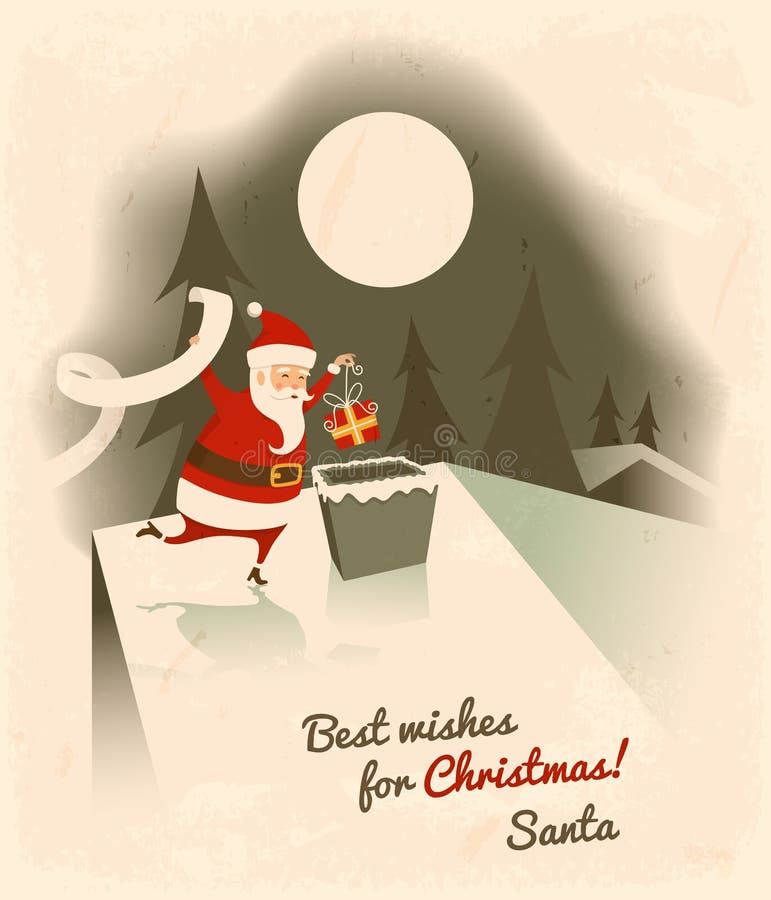 Cumprimentos para o Natal ilustração do vetor Cumprimentos para o Natal ilustração do vetor