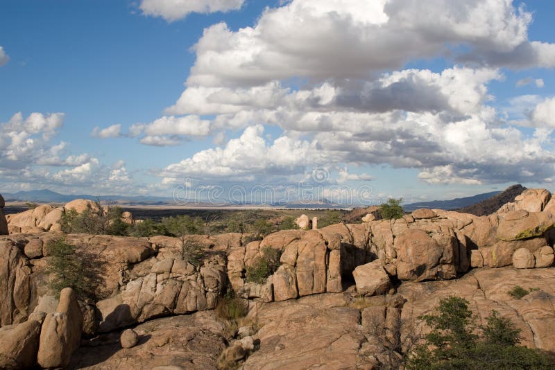 Cumulus clouds in Chino Valley