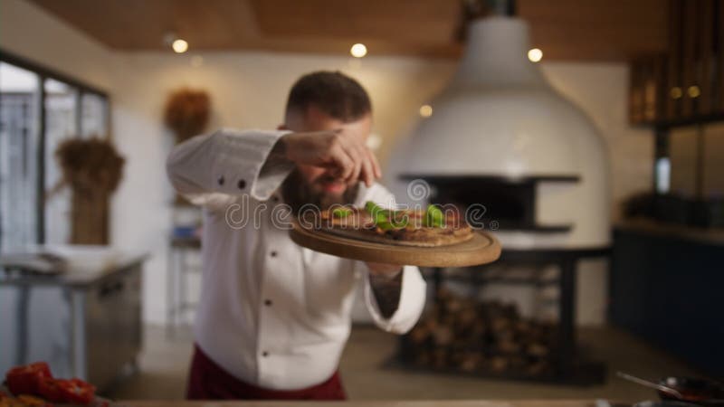 Cuoco professionista per la pizza - cucina in italia.