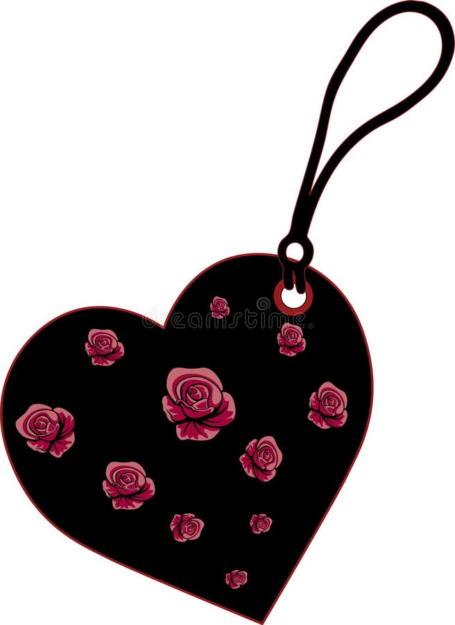Cuore di fascino illustrazione vettoriale Cuore di fascino illustrazione vettoriale