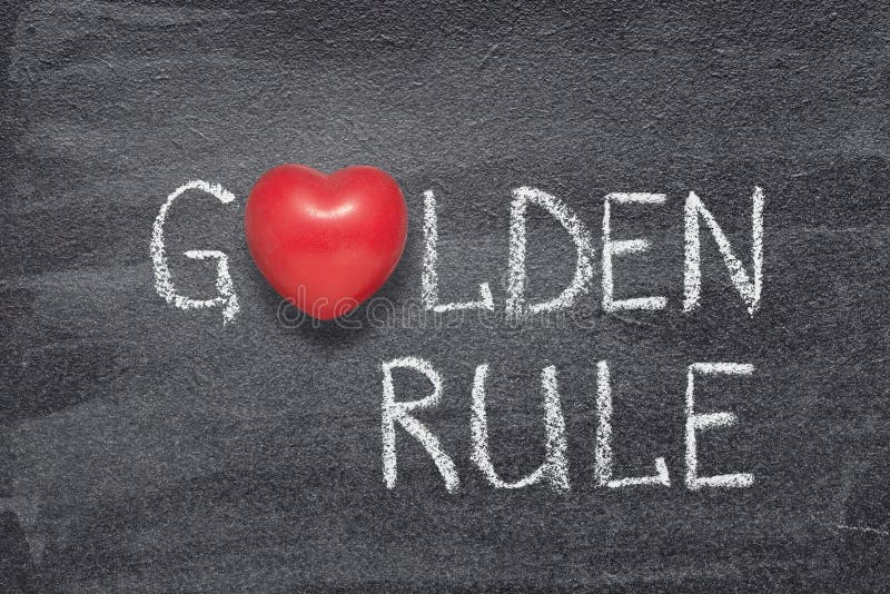 Cuore di regola d'oro fotografie stock Cuore di regola d'oro fotografie stock