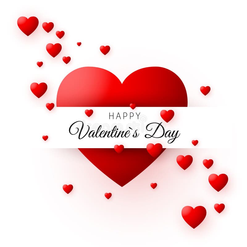 Cuore rosso - simbolo di amore Carta o insegna di giorno di biglietti di S. Valentino Modello per progettazione dell'involucro e illustrazione di stock Cuore rosso - simbolo di amore Carta o insegna di giorno di biglietti di S. Valentino Modello per progettazione dell'involucro e illustrazione di stock