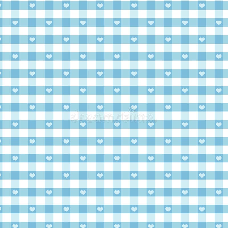 Gingham pattern with hearts in aqua and white for scrapbooks, arts, crafts, fabrics, and decorating. EPS file includes pattern swatch that will seamlessly fill any shape. Gingham pattern with hearts in aqua and white for scrapbooks, arts, crafts, fabrics, and decorating. EPS file includes pattern swatch that will seamlessly fill any shape.