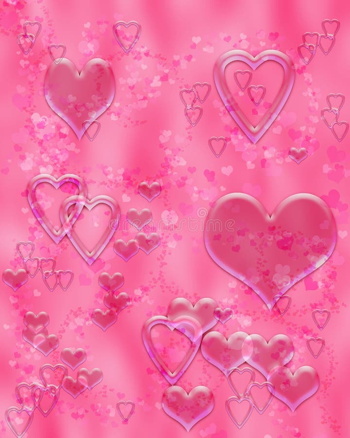 Cuori liquidi dentellare royalty illustrazione gratis Cuori liquidi dentellare royalty illustrazione gratis