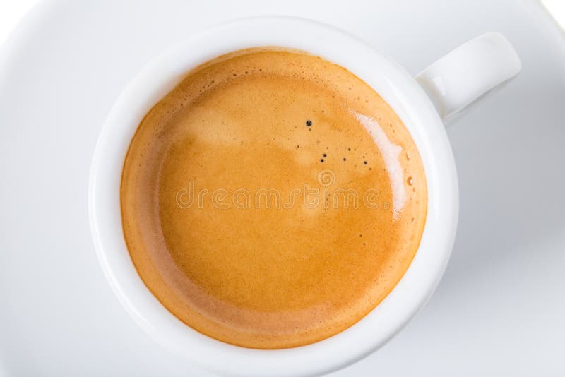 Cup of Aromatic Italian Espresso. Stock Image - Image of espresso ...