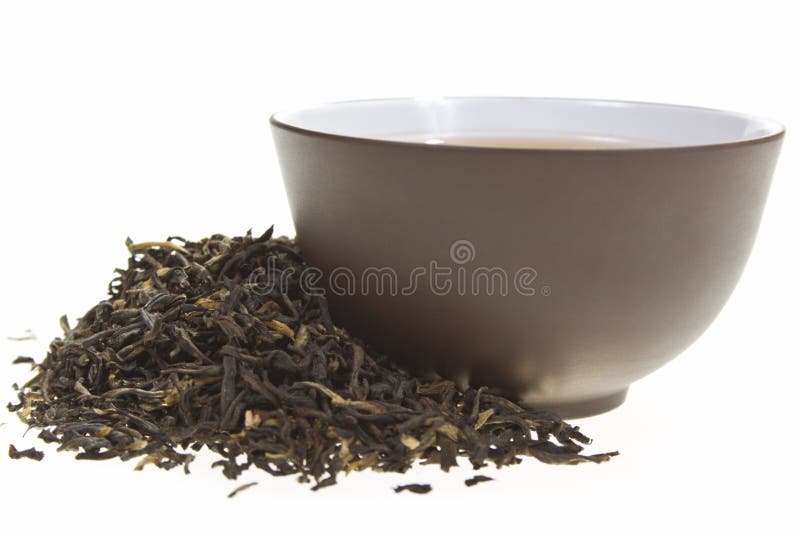 Cup of black tea stock photo. Image of chinese, plant 13315626