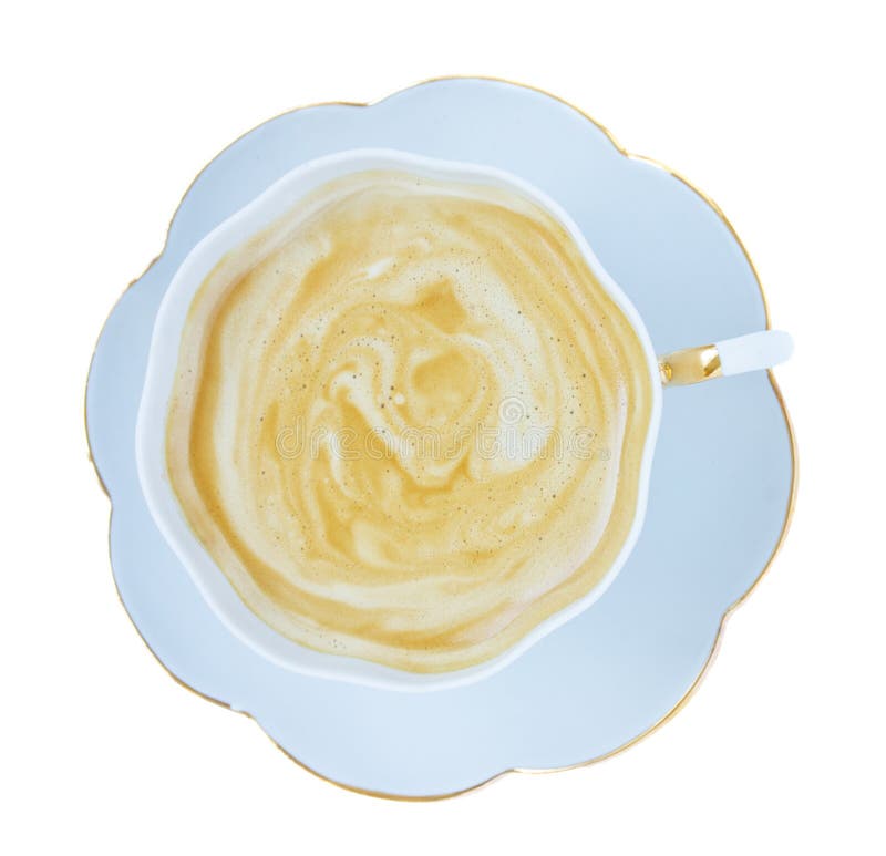 Cup of cappuccino stock image. Image of caffeine, porcelain 21086569