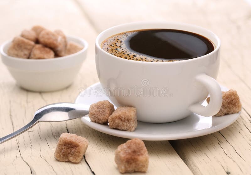 Coffee with a Piece of Turkish Delight Stock Image Image of brew