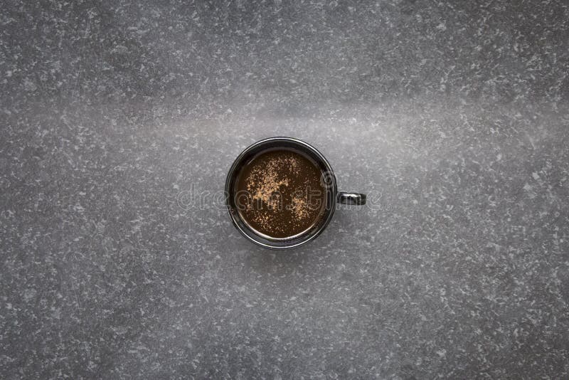 Cup of Coffee with Chocolate Sprinkles Stock Photo Image of breakfast