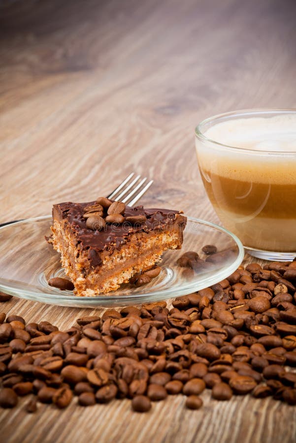 Latte Cake stock photo. Image of fattening, iced, sweet 7676874