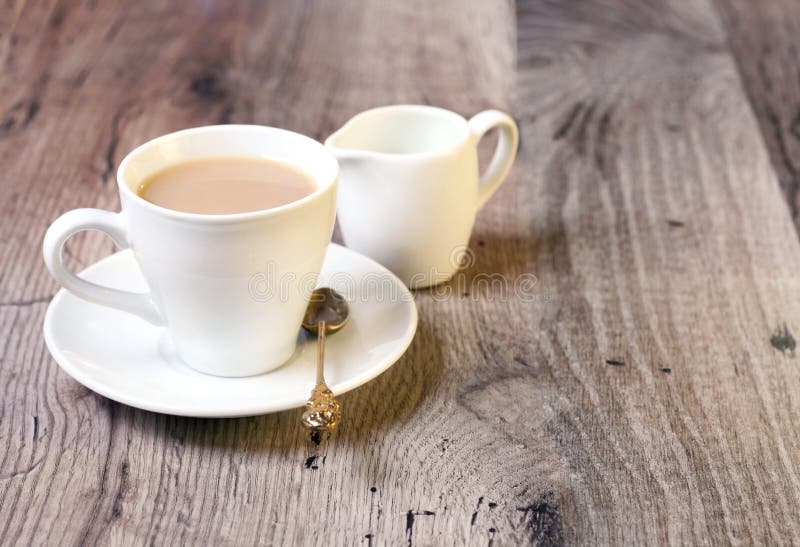 Cup of Coffee with Milk and Cantuccini Stock Image Image of cuisine