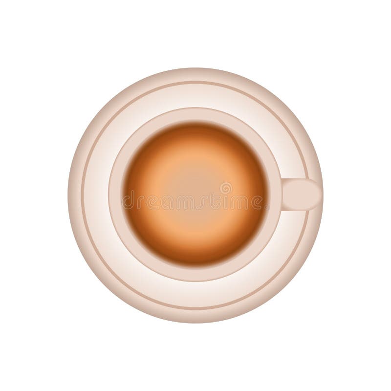 Cup coffee plate design stock illustration. Illustration of delicious
