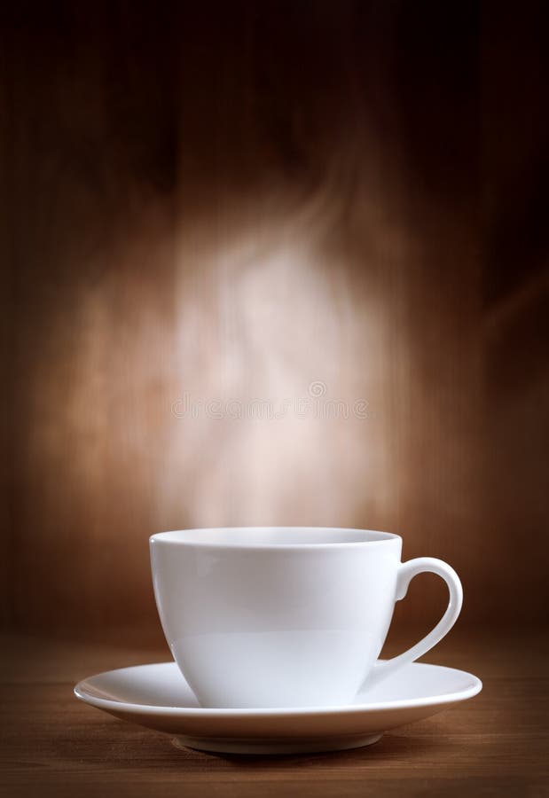 Cup Of Coffee With Smoke Royalty Free Stock Photos - Image 