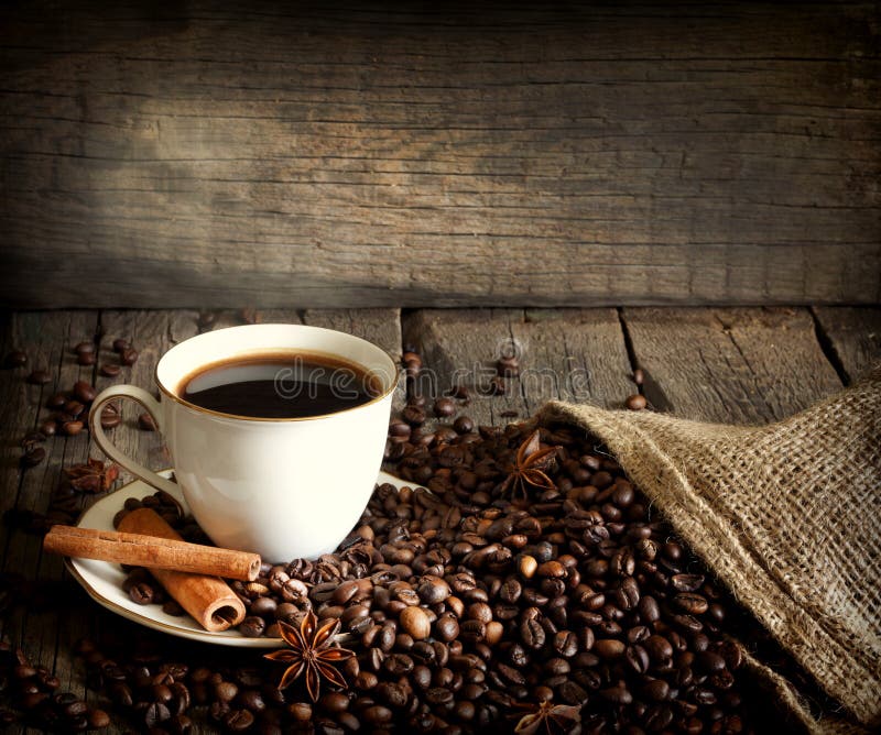 Cup Of Coffee Vintage Still Life Royalty Free Stock Photos Image