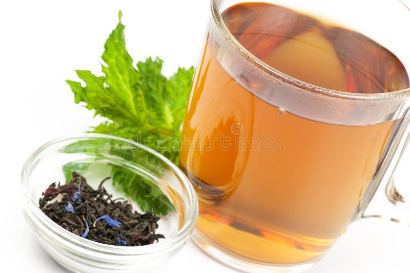 Cup of flavored black tea stock photo. Image of white 58355114