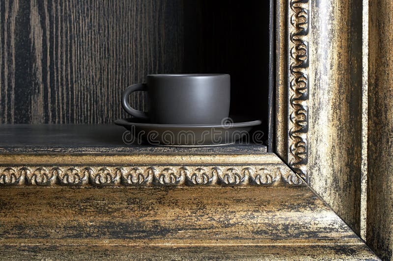 Cup and frame