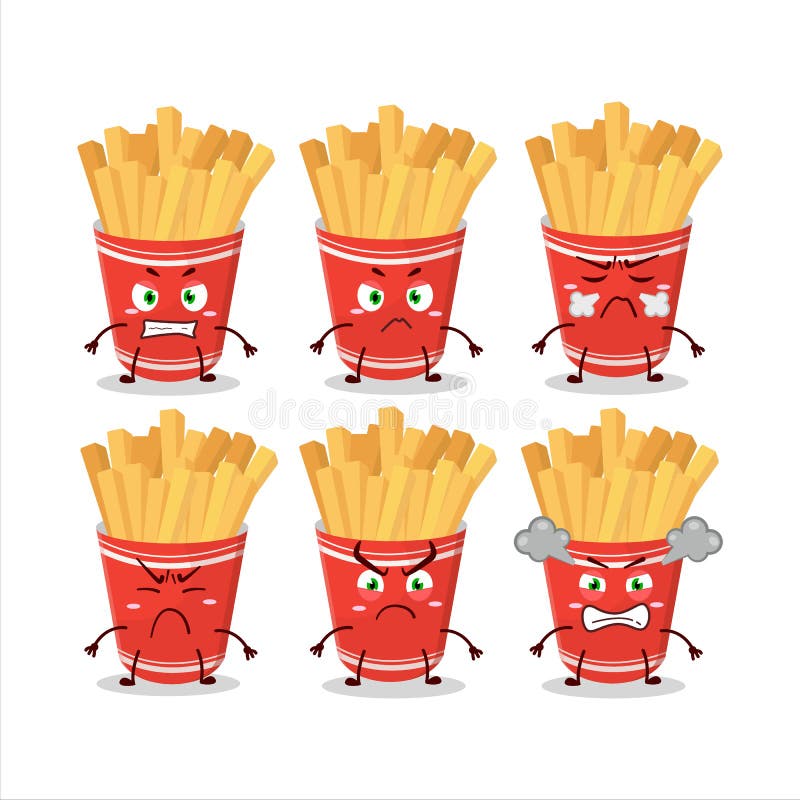 Angry Potato Character Cartoon Style Stock Vector - Illustration of