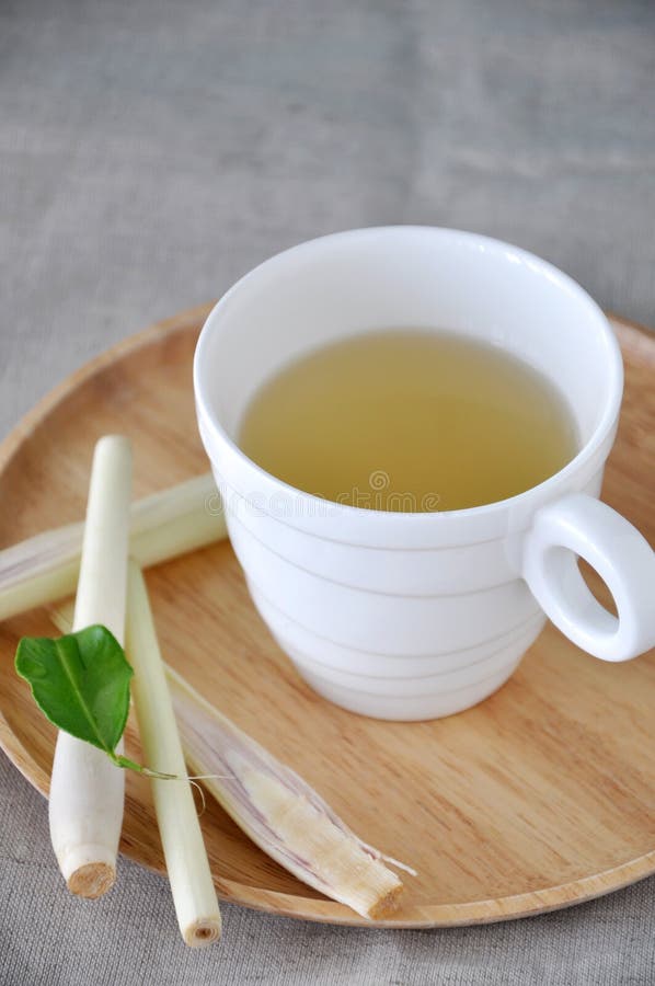 Fresh Lemongrass Drinks with Lemon Stock Photo Image of destress