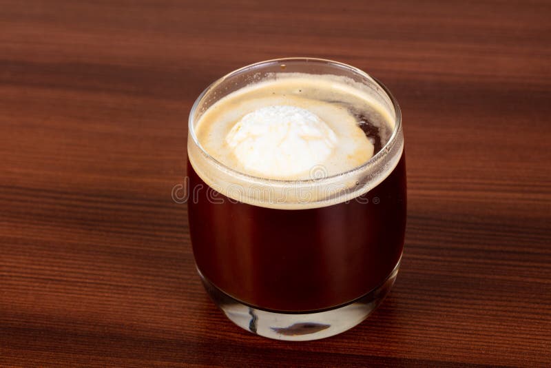 Cup an icecream coffee stock photo. Image of beverage 129350894